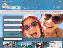 Tablet Screenshot of coastlinecondos.com